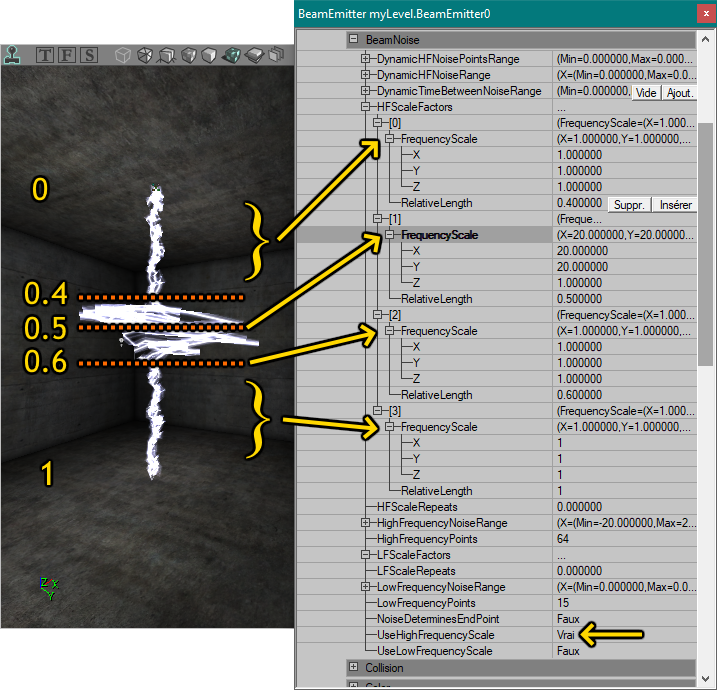 Application d'un HighFrequencyScale