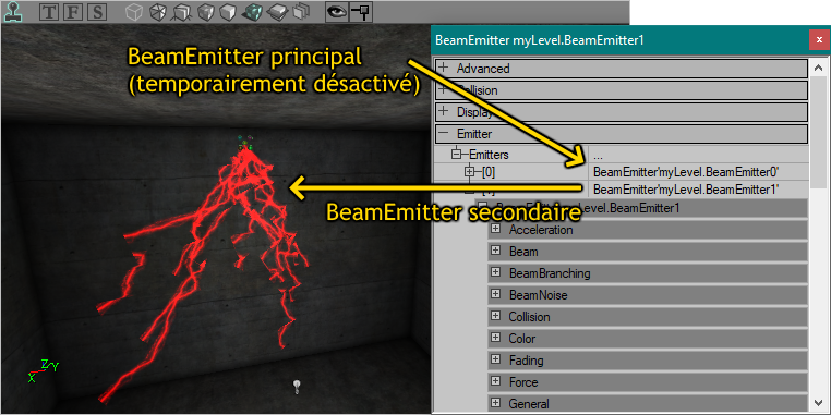 BeamEmitter secondaire