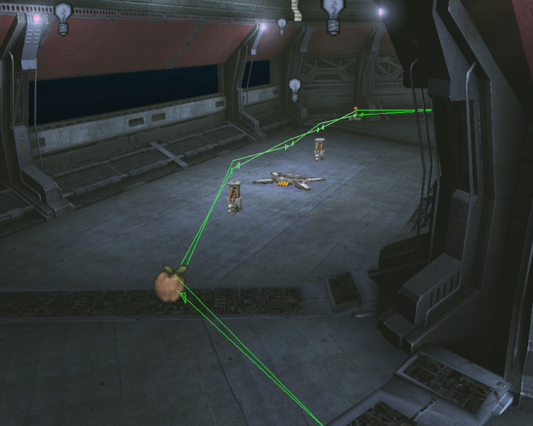 Chemin de PathNodes vers des items de jeu