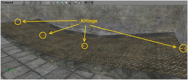 KHinge à chaque point de liaison