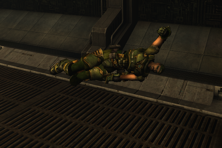 Ragdoll de Malcolm dans la map