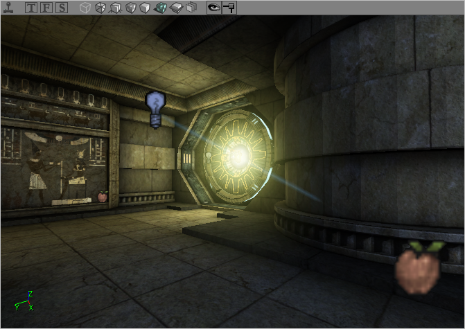 Example de corona sur une lumière