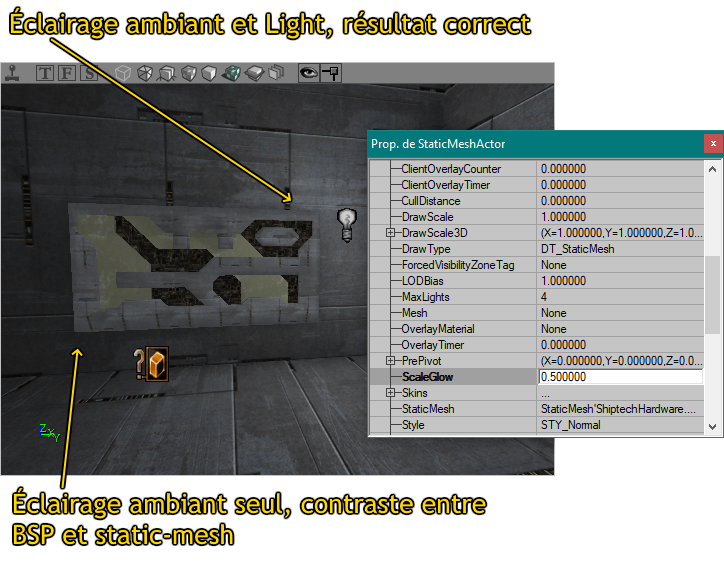 Résultat après application d'un ScaleGlow