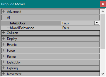 Propriété bAutoDoor d'un mover