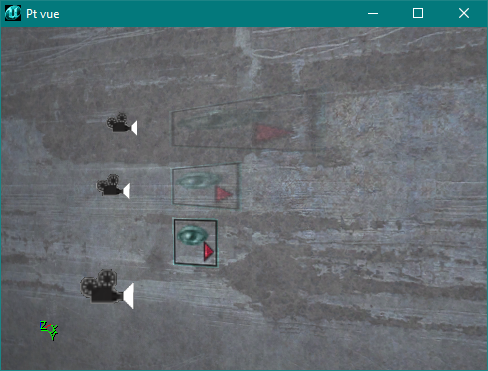 Opacité diminuant avec l'angle