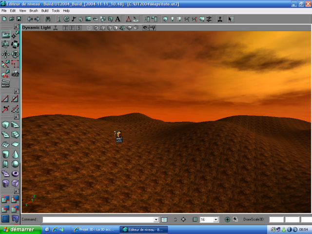 Terrain de base, vide