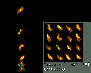Animation de la texture subdivisée