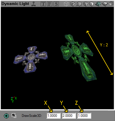 Scaling de static-mesh