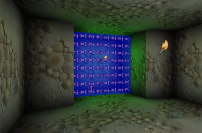 Portal avec texture inversée